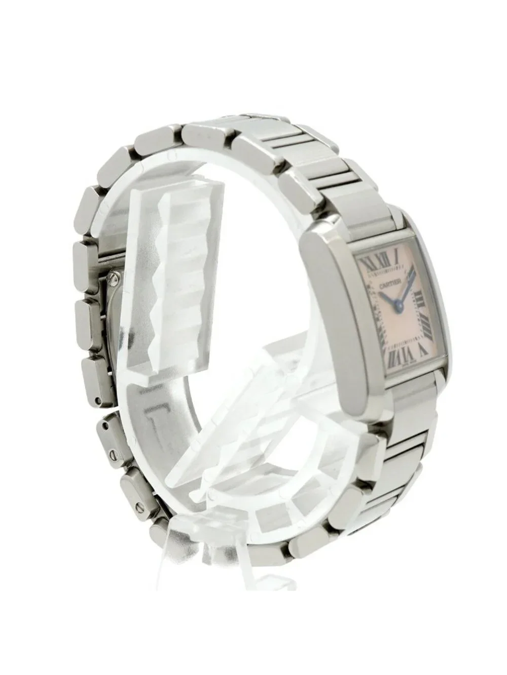 Cartier Tank Francaise SM Pink Dial Watch
